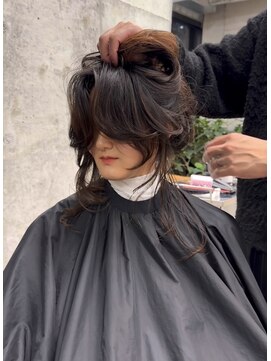 ヌエン 渋谷(NU/EN) 外国人風レイヤーカット×美髪矯正（髪質改善縮毛矯正）◎