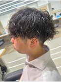 メンズカット×メンズパーマツイストスパイラル