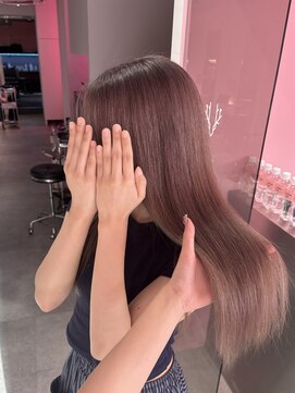 ダズリングディア(Dazzling Deer) ミルクティーグレージュ/ホワイトグレージュ/ストレート/ロング