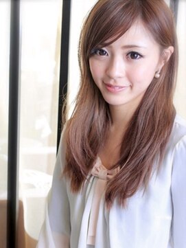 ジーナ 名駅(XENA.) ハッシュボブ/ナチュラルブラウン/ラウンドバング/髪質改善★118