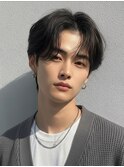 men's/メンズカット/刈り上げセンターパート/ニュアンスパーマ