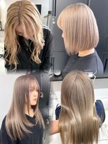 ユニークノベル 中央林間(unique novel)&nbsp;ミルクティーベージュグレージュシアーベージュブリーチ10代20代