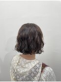 ボブパーマコテ巻き風パーマ
