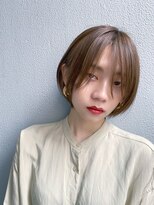 マルツ 銀座(maltu)&nbsp;オリーブベージュシャギーボブオリーブグレージュ銀座