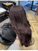 ボルドーカラー［暗めカラー/マッシュ/デザインカラー］長野歌穂