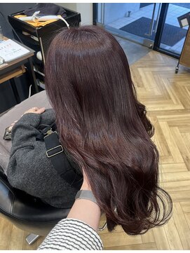 アルター(aL ter) ボルドーカラー［暗めカラー/マッシュ/デザインカラー］長野歌穂