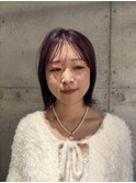 ミニウルフレイヤーカット顔周りカット前髪カット韓国ボブ/大宮