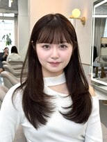シーテメゾン(Ciete Maison)&nbsp;【yuuka】くびれヘア/レイヤーミディアム/似合わせ/名古屋美容室