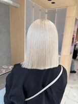 エン 栄店(enne)&nbsp;ピンクベージュ/アンブレラカラー/イメチェン/前髪/ハッシュボブ