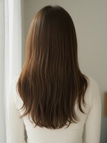 フレイムス ヘアアンドリラックス 赤羽店(Frames hair&relax) 清楚系大人ストレート20代30代◎前髪あり艶髪ロングヘア赤羽