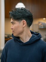 ペルズヘア(PELLS HAIR)&nbsp;フェザーショートフェザーパーマニュアンスパーマセンターパート