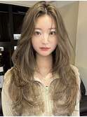 透明感カラー/ワンホンヘア/韓国ヘア/顔まわり/大阪/梅田
