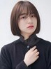 【白髪染め】カット＋根本リタッチカラー+トリートメント￥8500