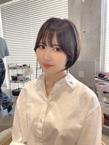 カシュカシュ アネックス(cache cache annex)&nbsp;丸みショートグラデーションボブショートヘア