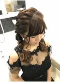 編み込みツインテール♪e