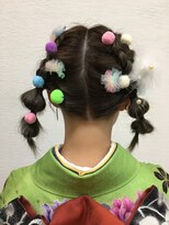 ヘアーアンドメイク きゃら(Hair&Make chara)&nbsp;ツインテールアレンジ