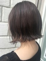 リコ ヘアアンドリラクゼーション(LICO HAIR&RELAXATION) 【LICO】暗髪カラーと切りっぱなしボブ
