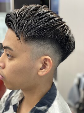 髪きる、ところ。 フェードスタイル×ライン