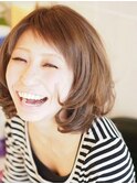 【アキ☆スウィートフェミニン艶色ミディアムショートスタイル】