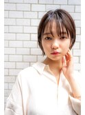 シルバーカラーサイドグラデーションスリークショート