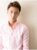 サマーカットでセミウエット束感ショート！J
