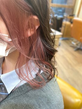 トルチェ(toRtue) くすみ淡ピンク×フェイスフレーミング