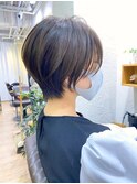 30代/40代/50代・絶壁解消・小顔前下がりショートボブ【中村】
