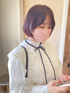 テオト(teoto.) 韓国ヘアとラベンダーブラウン