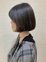 【LIBRE恵比寿】韓国風タンバルモリボブ×艶カラー