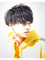 ザサードヘアー 千葉(THE 3rd HAIR)&nbsp;ハイスパイラルパーマ　前下がり2ブロックマッシュ