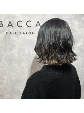 バッカ 横浜桜木町店(BACCA) インナーボブ/ダークブルー