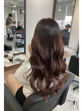 ラフ 難波店(LAFF) #黒髪#ボブルフ#ネビージュ#小顔#ワンレン