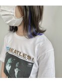 インナーカラーブルーケアブリーチ