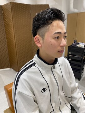 ネイロ 錦糸町(NeiRo) ツーブロック刈り上げショートニュアンスパーマアップバング