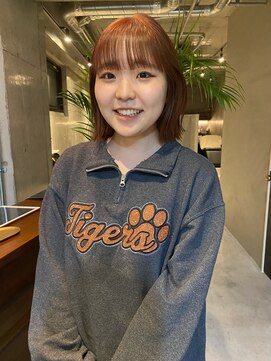 ソイリウム 下北沢(soi rium) オレンジカラー_ボブスタイル