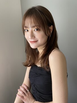 ガーランド (Garland) 大人かわいいくびレイヤー顔まわりレイヤーカットまろベージュ