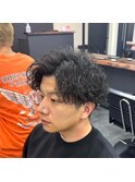 メンズ 波巻きパーマ 大人パーマ 【RANDY】