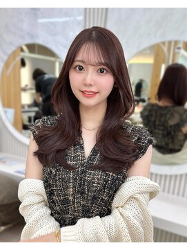 アフロートリノ(AFLOAT Leino) 大人可愛い韓国ヘア レイヤーカット顔まわり前髪くびれヘア銀座