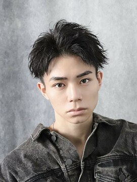 アーリー(Ali'i) 刈り上げショートアップバング無造作パーマソフトツイスト