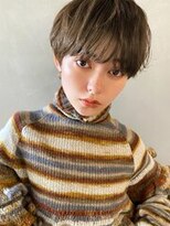【PARK】カーキベージュ×ニュアンスカーリー