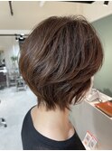 saraju サブリ　ショートレイヤー　ヘナ　ヘアマニキュア