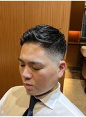 銀座理容室　フェードカット　ベリーショート