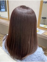 ルセット(Re:cette)&nbsp;髪質改善カラーで艶々ピンクブラウンカラー