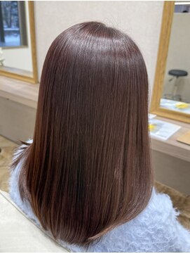 ルセット(Re:cette) 髪質改善カラーで艶々ピンクブラウンカラー