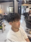 ツイストスパイラルパーマ　縦落ちツイスト　縦落ちスパイラル