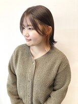 ワンインチ(1 inch)&nbsp;外ハネボブ/インナーカラー/オレンジカラー