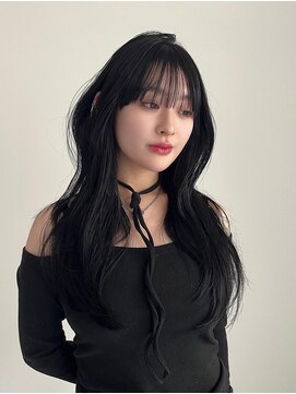 ヨーク(YOKE) レイヤーカット姫カットレイヤーブルーブラック