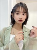 小顔レイヤーボブくびれヘアぱっつんボブくびれミディ静岡