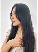 ロング×顔周りレイヤー