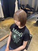 エフ 心斎橋(F a firm faith) ブリーチなしWカラーベージュ